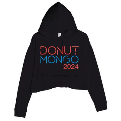 Vintage Donut Mongo 2024 Retro Dungeon Crawler Carl Meme Crop Fleece Hoodie