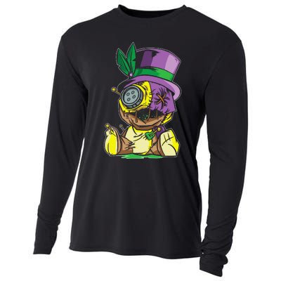 Voodoo Doll Mardi Gras New Orleans Louisiana Parade  Cooling Performance Long Sleeve Crew