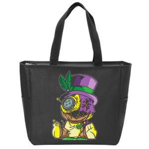 Voodoo Doll Mardi Gras New Orleans Louisiana Parade  Zip Tote Bag