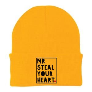 Valentine's Day Mr Steal Your Heart Knit Cap Winter Beanie