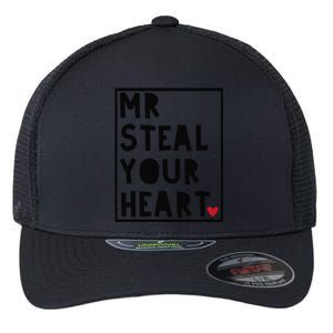 Valentine's Day Mr Steal Your Heart Flexfit Unipanel Trucker Cap