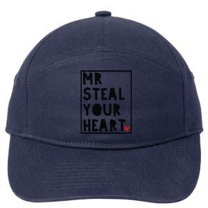 Valentine's Day Mr Steal Your Heart 7-Panel Snapback Hat