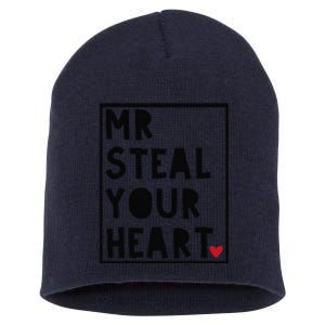 Valentine's Day Mr Steal Your Heart Short Acrylic Beanie