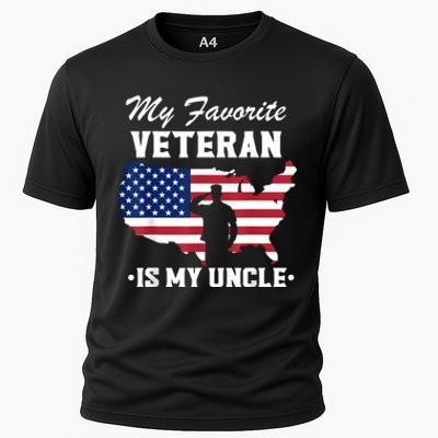 Veterans Day My Favorite Veteran Is My Uncle Cooling Performance Crew T-Shirt