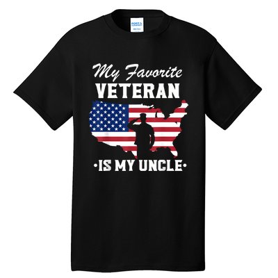 Veterans Day My Favorite Veteran Is My Uncle Tall T-Shirt