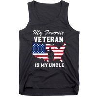 Veterans Day My Favorite Veteran Is My Uncle Tank Top