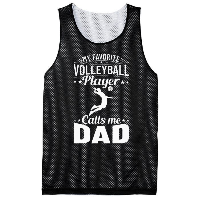 Volleyball Dad My Favorite Volleyball Player Calls Me Dad Mesh Reversible Basketball Jersey Tank