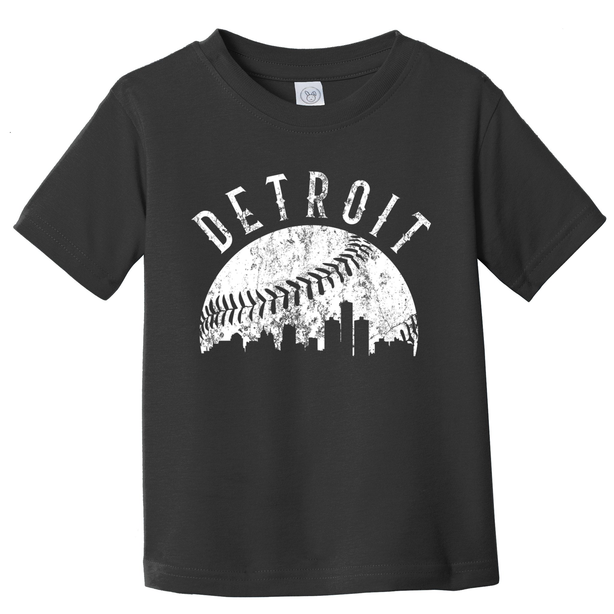 Vintage Detroit Michigan Skyline Apparel Toddler T-Shirt
