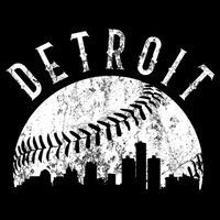 Vintage Detroit Michigan Skyline Apparel Toddler T-Shirt