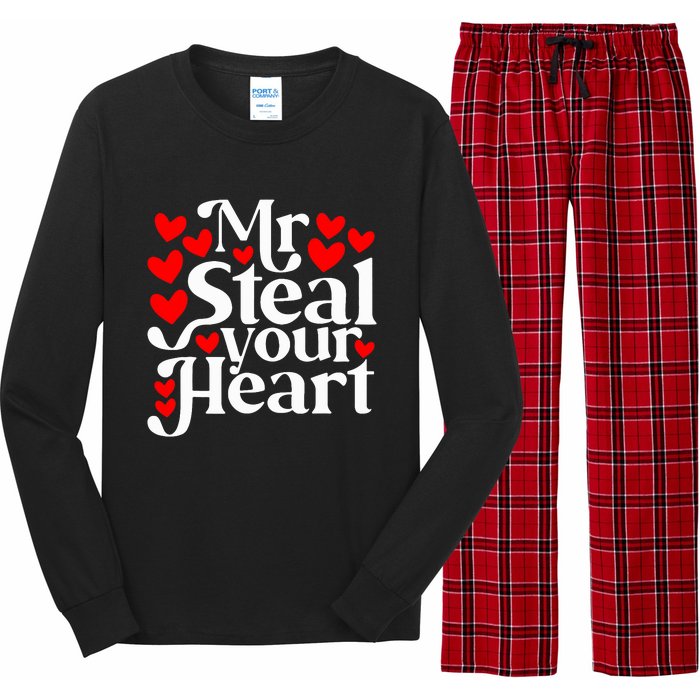 Valentines Day Mr Steal Your Heart Valentine Long Sleeve Pajama Set