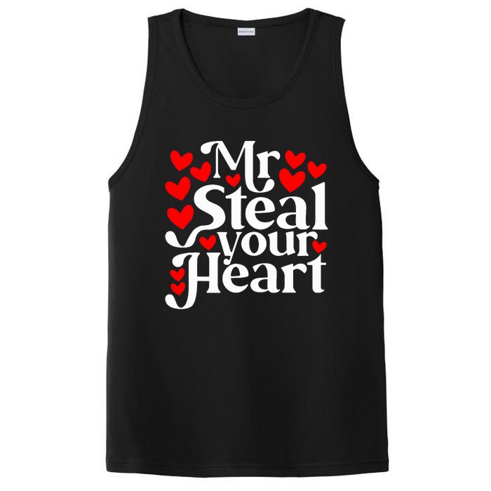 Valentines Day Mr Steal Your Heart Valentine PosiCharge Competitor Tank