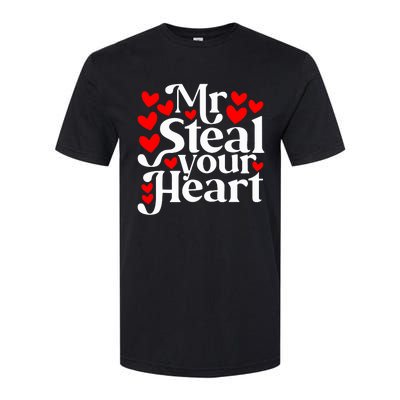 Valentines Day Mr Steal Your Heart Valentine Softstyle CVC T-Shirt