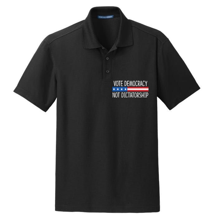 Vote Democracy Not Dictatorship Dry Zone Grid Polo