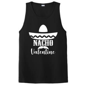 Valentines Day Nacho Love Heart Funny Pink Red Graphic Tee Gift PosiCharge Competitor Tank