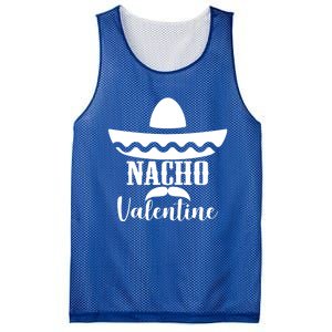 Valentines Day Nacho Love Heart Funny Pink Red Graphic Tee Gift Mesh Reversible Basketball Jersey Tank