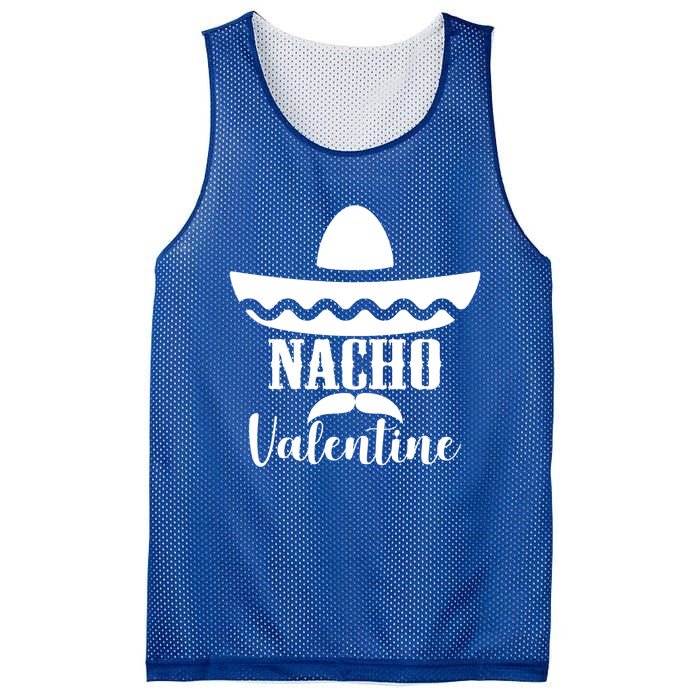 Valentines Day Nacho Love Heart Funny Pink Red Graphic Tee Gift Mesh Reversible Basketball Jersey Tank