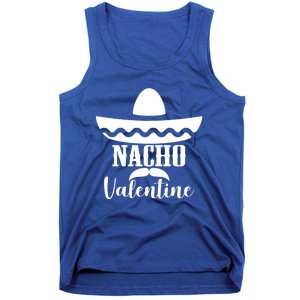 Valentines Day Nacho Love Heart Funny Pink Red Graphic Tee Gift Tank Top