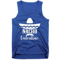 Valentines Day Nacho Love Heart Funny Pink Red Graphic Tee Gift Tank Top