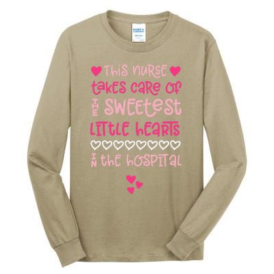 Valentine's Day Nurses Cute Sweetest Patients Tall Long Sleeve T-Shirt