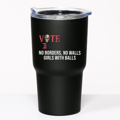 Vote Democrat No Borders No Walls Girl With Balls  Tumbler