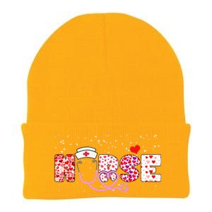 Valentines Day Nurse Logo Knit Cap Winter Beanie