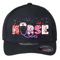 Valentines Day Nurse Logo Flexfit Unipanel Trucker Cap