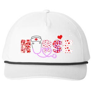 Valentines Day Nurse Logo Snapback Five-Panel Rope Hat