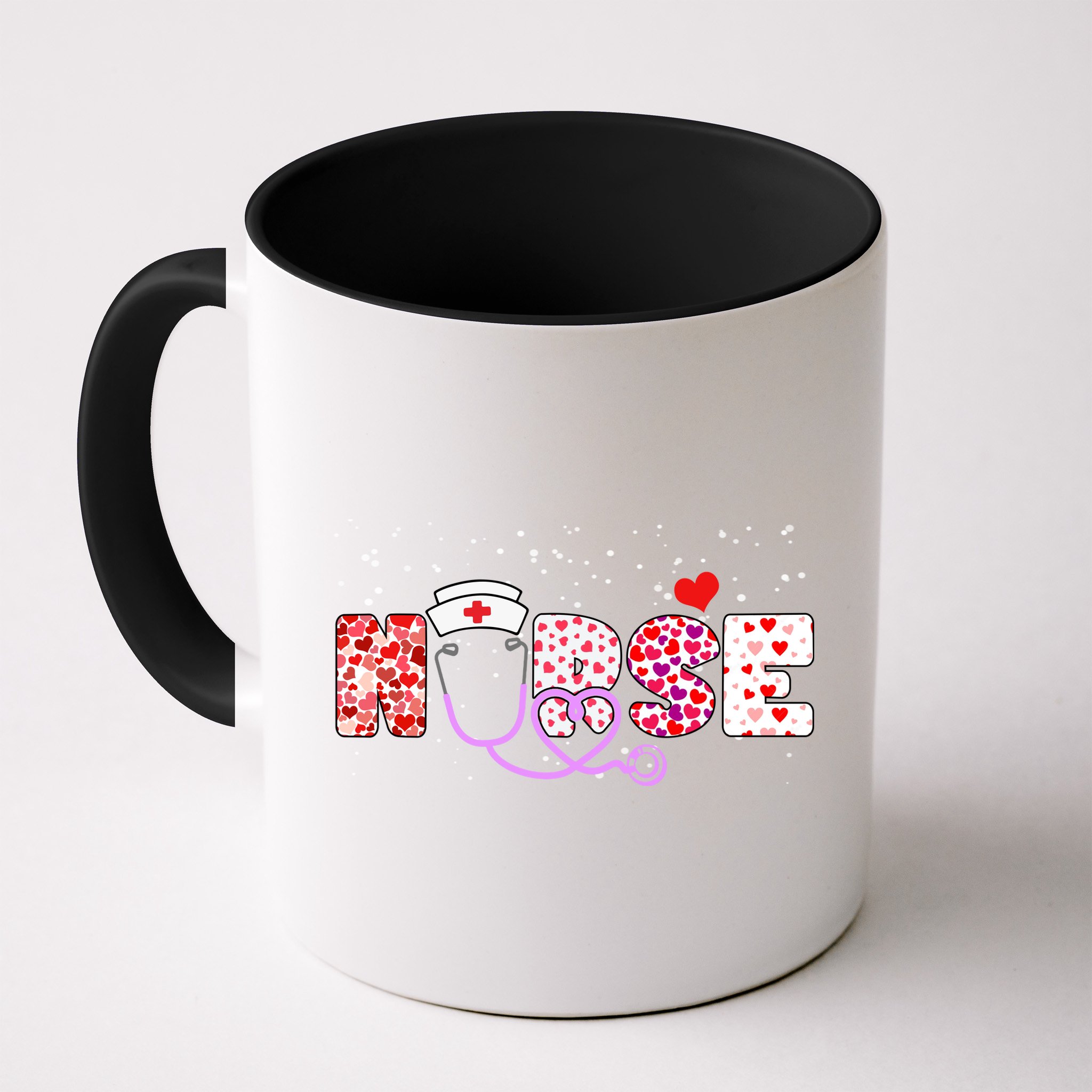 Valentines Day Nurse Logo Mug