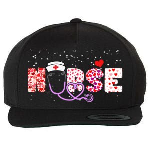 Valentines Day Nurse Logo Wool Snapback Cap