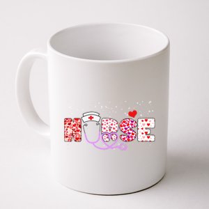 Valentines Day Nurse Logo Coffee Mug