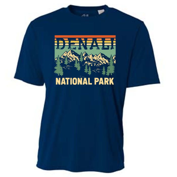 Vintage Denali National Park Denali Park Alaska Cooling Performance Crew T-Shirt