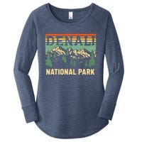 Vintage Denali National Park Denali Park Alaska Women's Perfect Tri Tunic Long Sleeve Shirt