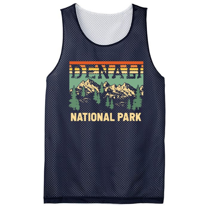 Vintage Denali National Park Denali Park Alaska Mesh Reversible Basketball Jersey Tank