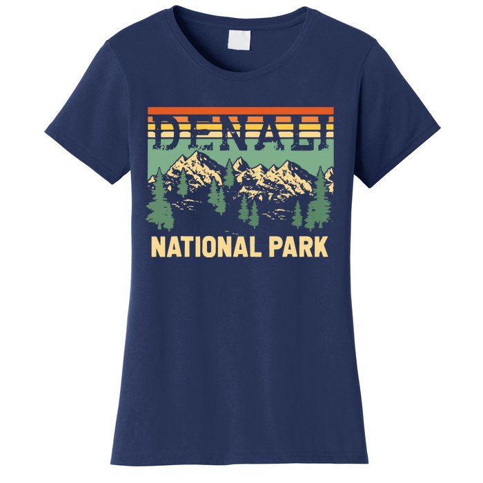 Vintage Denali National Park Denali Park Alaska Women's T-Shirt