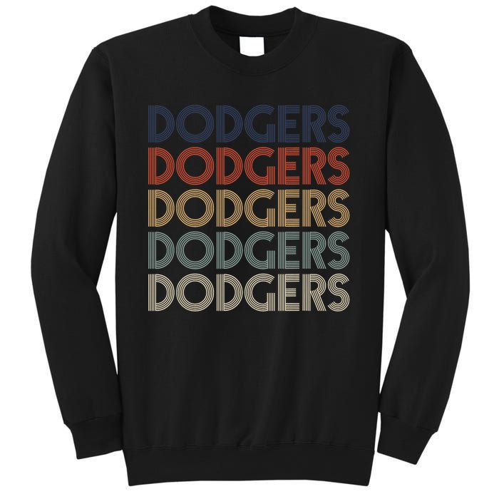 Vintage Dodgers Name Personalized Retro Gift Men Women Sweatshirt