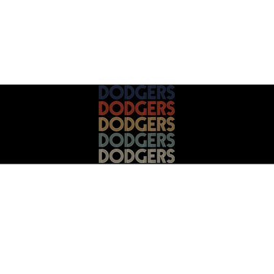 Vintage Dodgers Name Personalized Retro Gift Men Women Bumper Sticker