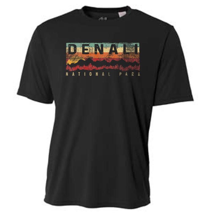 Vintage Denali National Park Denali Alaska Cooling Performance Crew T-Shirt