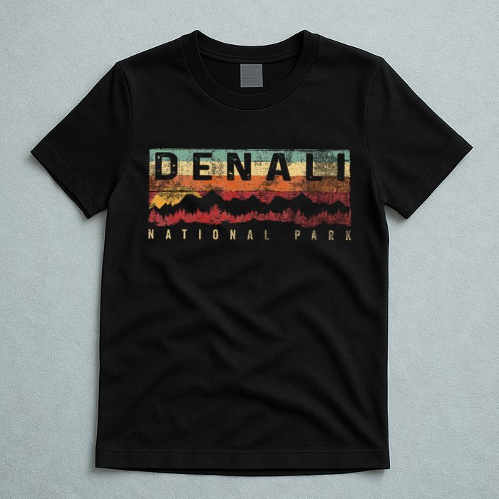 Vintage Denali National Park Denali Alaska T-Shirt