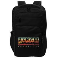 Vintage Denali National Park Denali Alaska Impact Tech Backpack