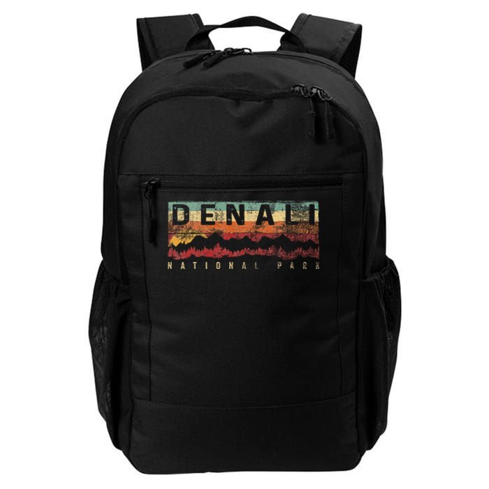 Vintage Denali National Park Denali Alaska Daily Commute Backpack