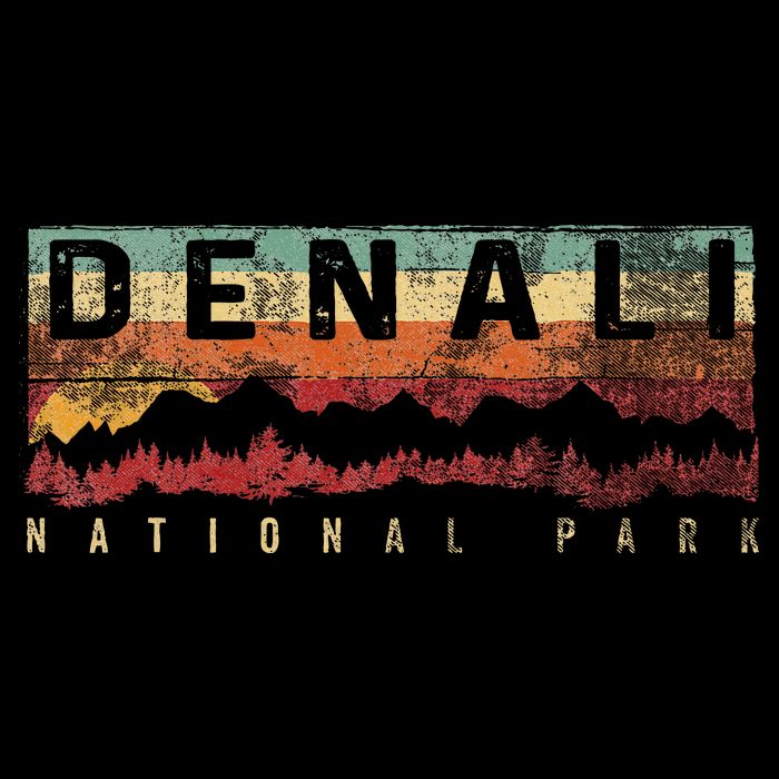 Vintage Denali National Park Denali Alaska Baby Bodysuit
