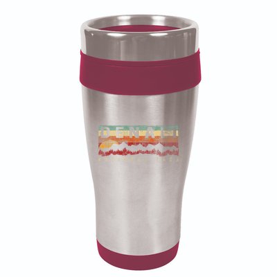 Vintage Denali National Park Denali Alaska 16oz Travel Tumbler