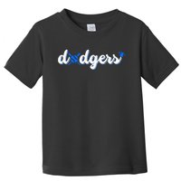 Vintage Dodgers Name Retro Styles 80s 90s Toddler T-Shirt