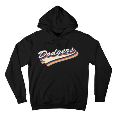 Vintage Dodgers Name Retro Style 70s 80s 90s Gift Women Hoodie