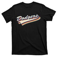 Vintage Dodgers Name Retro Style 70s 80s 90s Gift Women T-Shirt