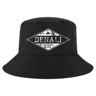 Vintage Denali National Park Alaska Cool Comfort Performance Bucket Hat