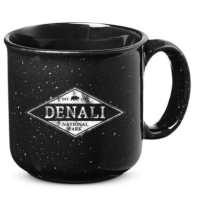 Vintage Denali National Park Alaska 15oz Campfire Ceramic Mug