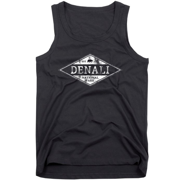 Vintage Denali National Park Alaska Tank Top