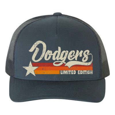 Vintage Dodgers Name Throwback Retro Gift Yupoong Adult 5-Panel Trucker Hat