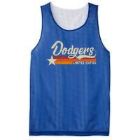 Vintage Dodgers Name Throwback Retro Mesh Reversible Basketball Jersey Tank